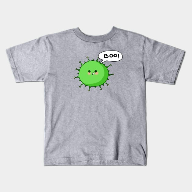 Sweet  and Scary Corona virus Boo Kids T-Shirt by Arpi Design Studio